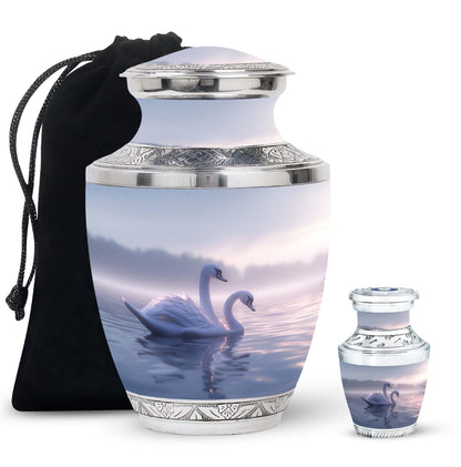 Personalized Bird Cremation Urn for Men and Women - 10-inch, 200 cu in - Yatskia