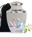Duo Swan Keepsake Cremation Urn For Human Ashes - Mini Urns For Ashes