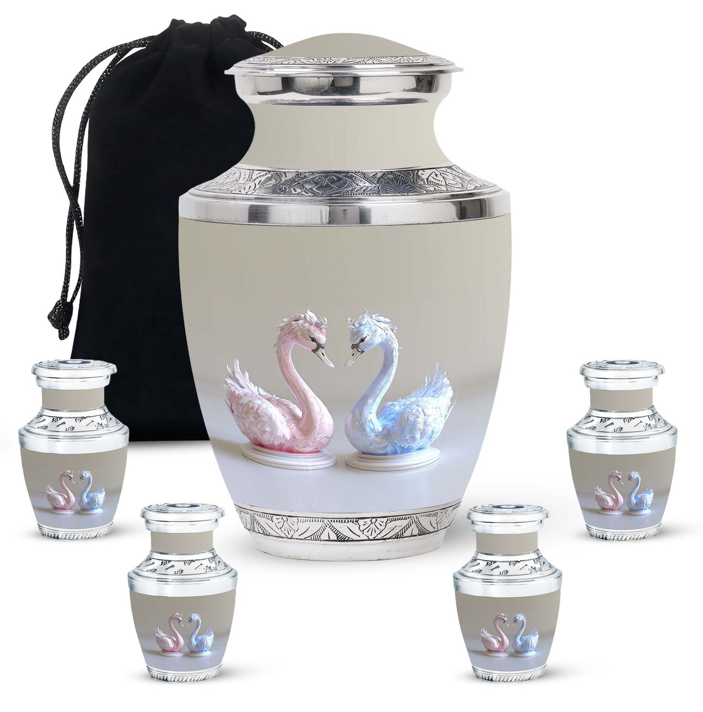 Personalized Bird Keepsake Urn for Human Ashes - 3-inch, 3 cu in - Yatskia