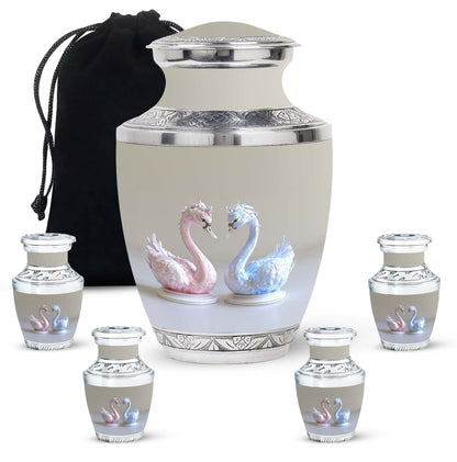 Personalized Bird Keepsake Urn for Human Ashes - 3-inch, 3 cu in - Yatskia
