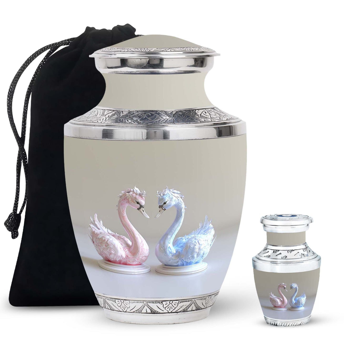 Personalized Bird Keepsake Urn for Human Ashes - 3-inch, 3 cu in - Yatskia