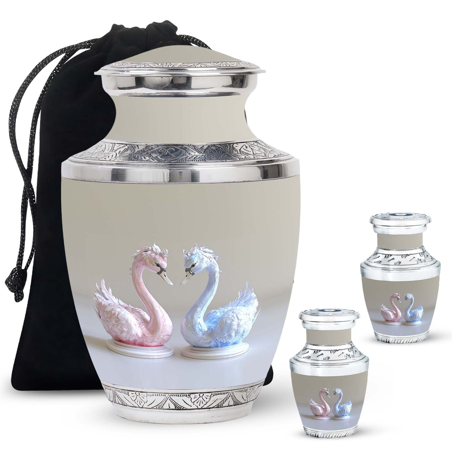 Personalized Bird Keepsake Urn for Human Ashes - 3-inch, 3 cu in - Yatskia