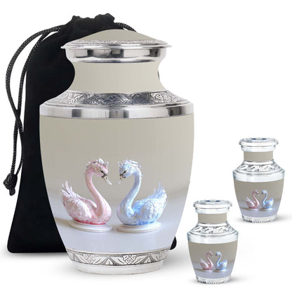 Personalized Bird Keepsake Urn for Human Ashes - 3-inch, 3 cu in - Yatskia