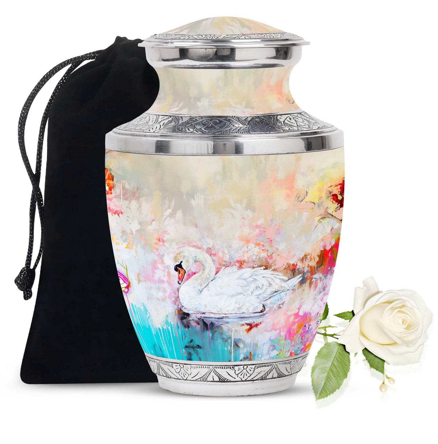 Personalized Bird Cremation Urn for Adults - 10-inch, 200 cu in - Yatskia