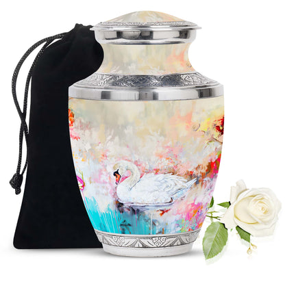 Personalized Bird Cremation Urn for Adults - 10-inch, 200 cu in - Yatskia