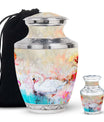 Beautiful Swan Urn for Human Ashes - Cremations Urns For Adults