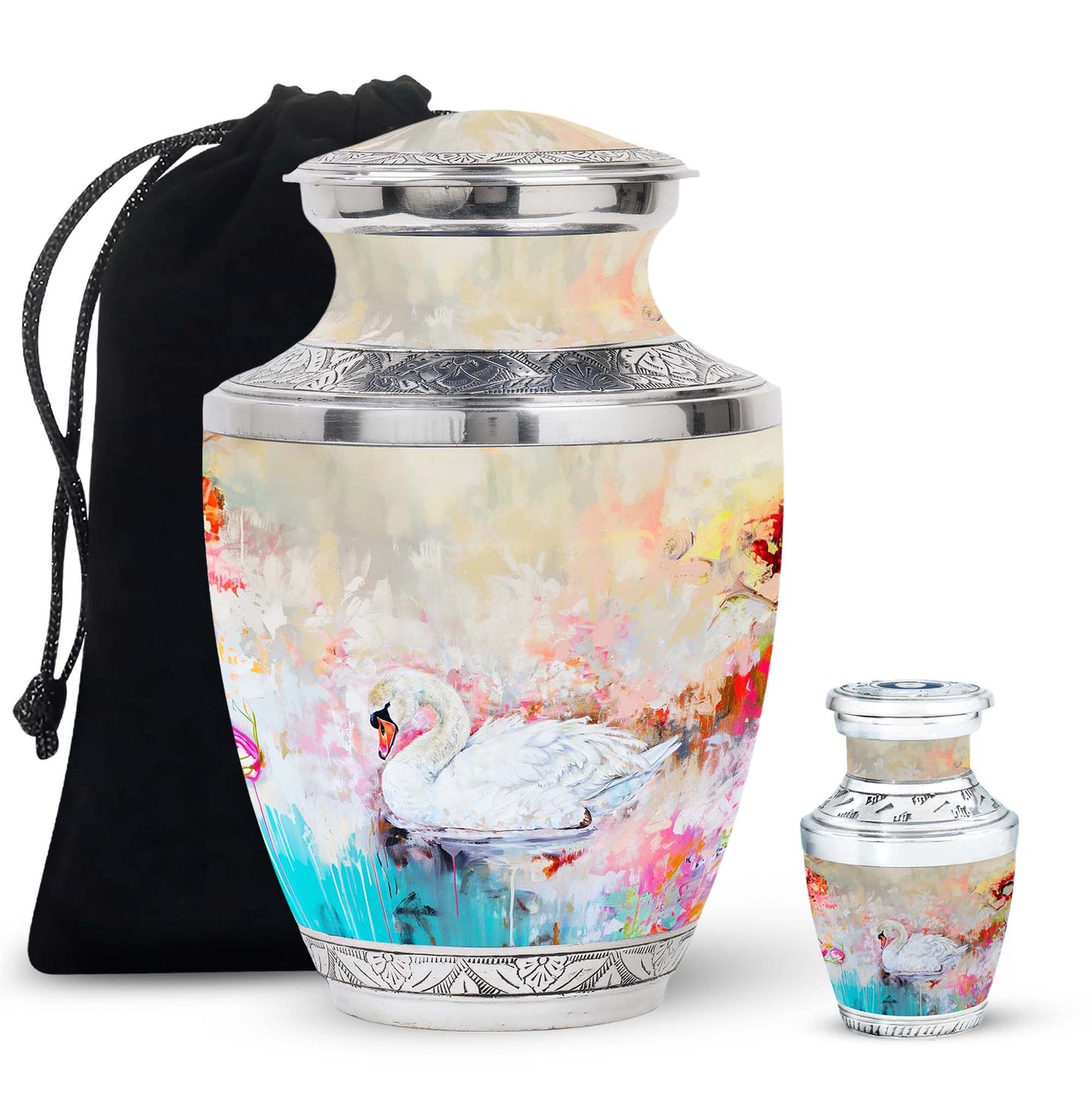 Personalized Bird Cremation Urn for Adults - 10-inch, 200 cu in - Yatskia