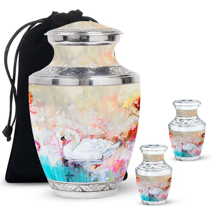 Personalized Bird Cremation Urn for Adults - 10-inch, 200 cu in - Yatskia