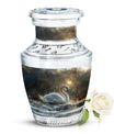 Golden Swan Funeral Urn for Human Ashes - Cremation Urn For Adults