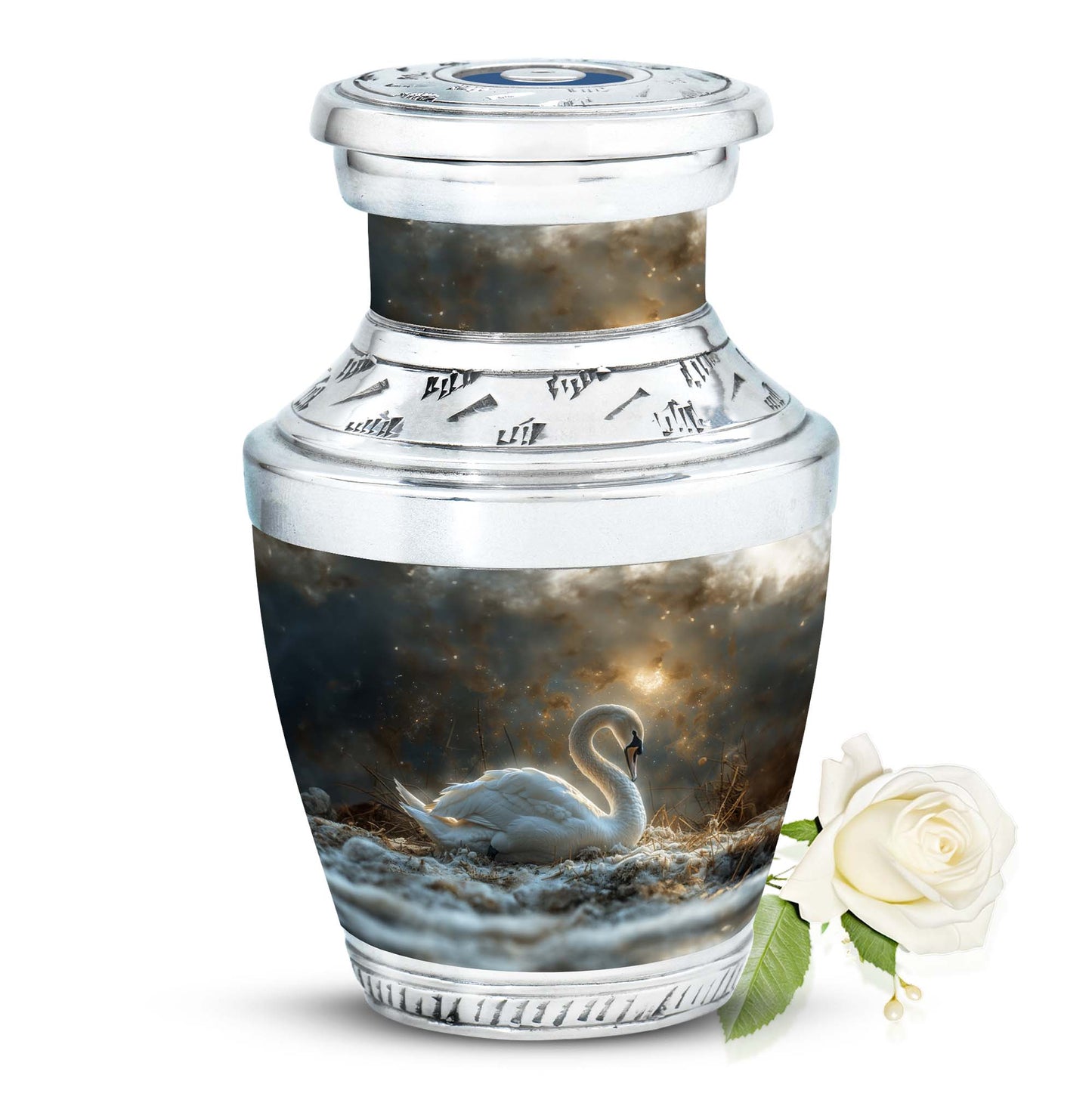 Personalized Bird Cremation Urn for Adults - 10-inch, 200 cu in - Yatskia