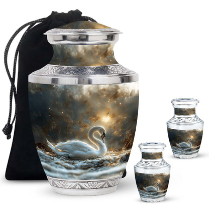 Personalized Bird Cremation Urn for Adults - 10-inch, 200 cu in - Yatskia