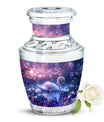 Purple Swan Cremation Urn for Human Ashes - Large Urns For Female & Male