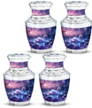 Purple Swan Cremation Urn for Human Ashes - Large Urns For Female & Male
