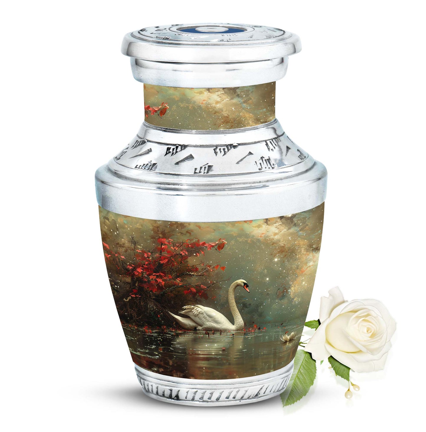 Personalized Bird Cremation Urn for Dad - 10-inch, 200 cu in - Yatskia