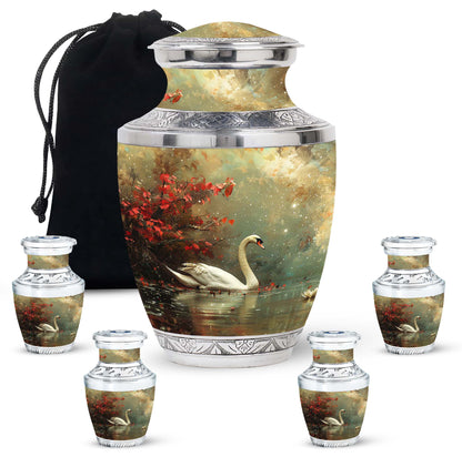Personalized Bird Cremation Urn for Dad - 10-inch, 200 cu in - Yatskia