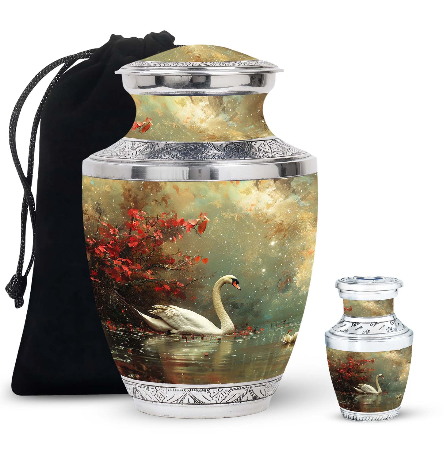Personalized Bird Cremation Urn for Dad - 10-inch, 200 cu in - Yatskia