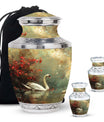 Graceful Swan Cremation Urns For Human Ashes - Urn for Dad and Mom