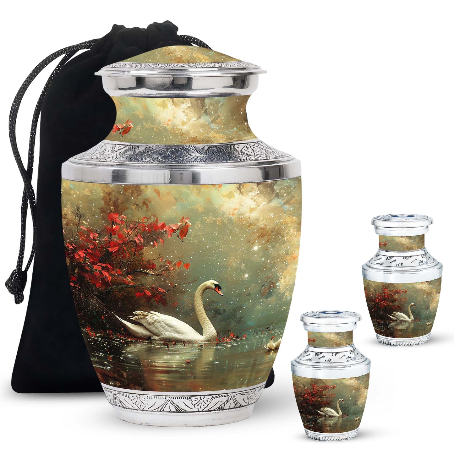 Personalized Bird Cremation Urn for Dad - 10-inch, 200 cu in - Yatskia