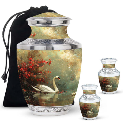 Personalized Bird Cremation Urn for Dad - 10-inch, 200 cu in - Yatskia