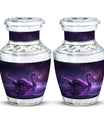 Purple Swan Cremation Urns For Human Ashes - Funeral Urns For Ashes