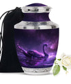 Purple Swan Cremation Urns For Human Ashes - Funeral Urns For Ashes