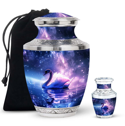 Personalized Bird Cremation Urn for Mom - 10-inch, 200 cu in - Yatskia