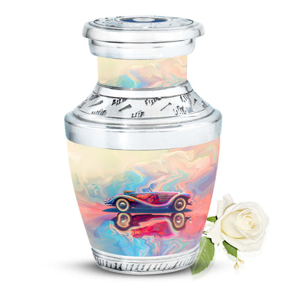 Personalized Car Cremation Urn for Human Ashes - 10-inch, 200 cu in - Yatskia