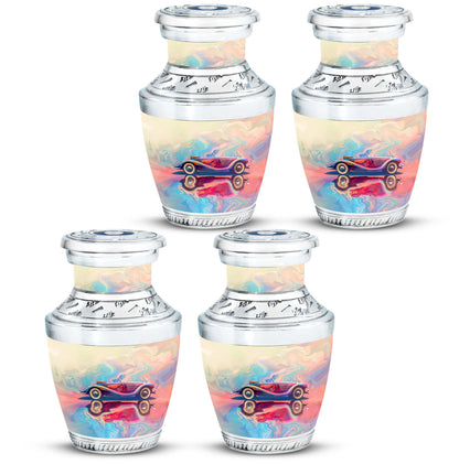 Personalized Car Cremation Urn for Human Ashes - 10-inch, 200 cu in - Yatskia