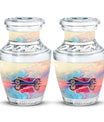 Vibrant Car Design Cremation Urn for Human Ashes - Burial Urns For Ashes
