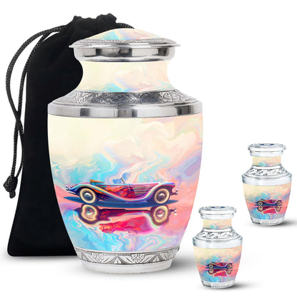 Personalized Car Cremation Urn for Human Ashes - 10-inch, 200 cu in - Yatskia