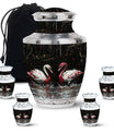 Swan Pair Cremation Urns For Human Ashes - Funeral Urns For Adult