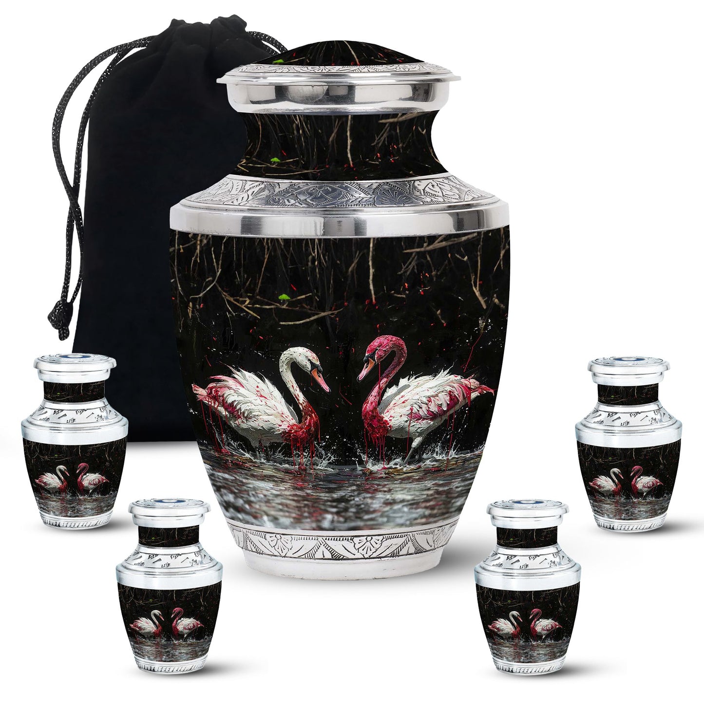 Personalized Bird Cremation Urn for Adult - 10-inch, 200 cu in - Yatskia