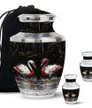 Swan Pair Cremation Urns For Human Ashes - Funeral Urns For Adult