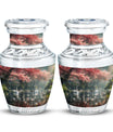 Cherry Blossom Cremation Urns For Human Ashes - Swan Urns For Adults