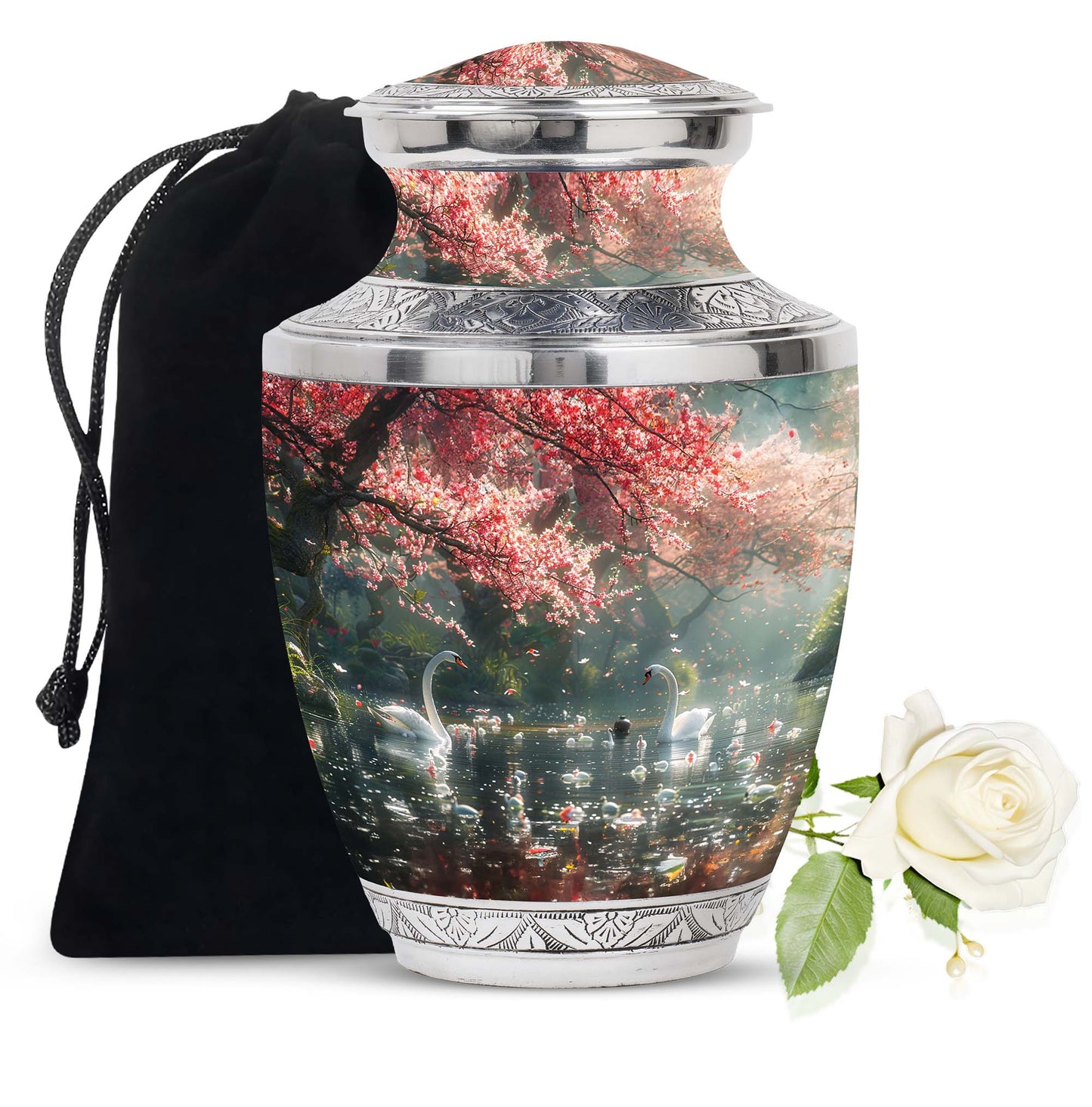 Personalized Bird Cremation Urn for Adults - 10-inch, 200 cu in - Yatskia