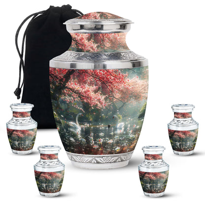 Personalized Bird Cremation Urn for Adults - 10-inch, 200 cu in - Yatskia