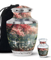 Cherry Blossom Cremation Urns For Human Ashes - Swan Urns For Adults