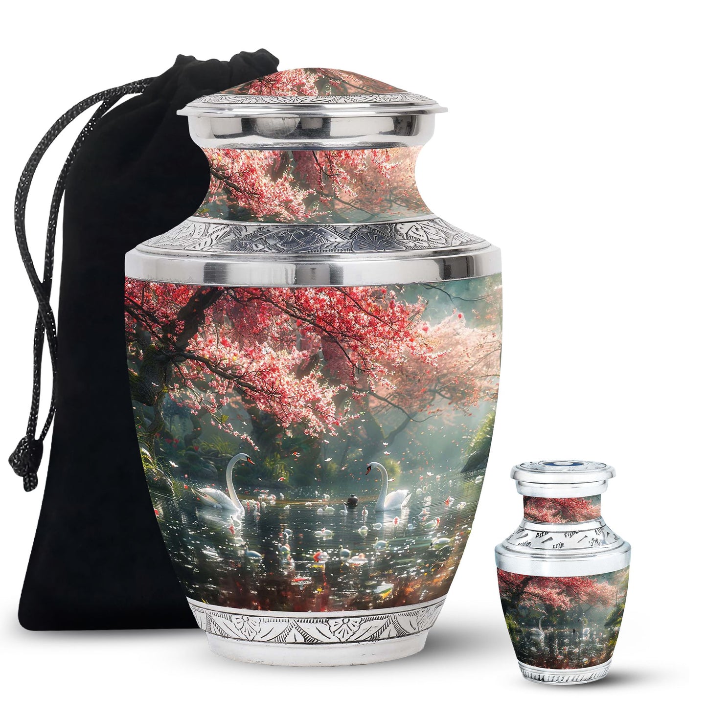 Personalized Bird Cremation Urn for Adults - 10-inch, 200 cu in - Yatskia