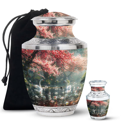 Personalized Bird Cremation Urn for Adults - 10-inch, 200 cu in - Yatskia