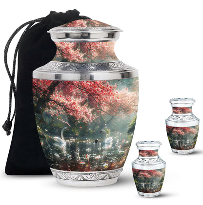 Personalized Bird Cremation Urn for Adults - 10-inch, 200 cu in - Yatskia