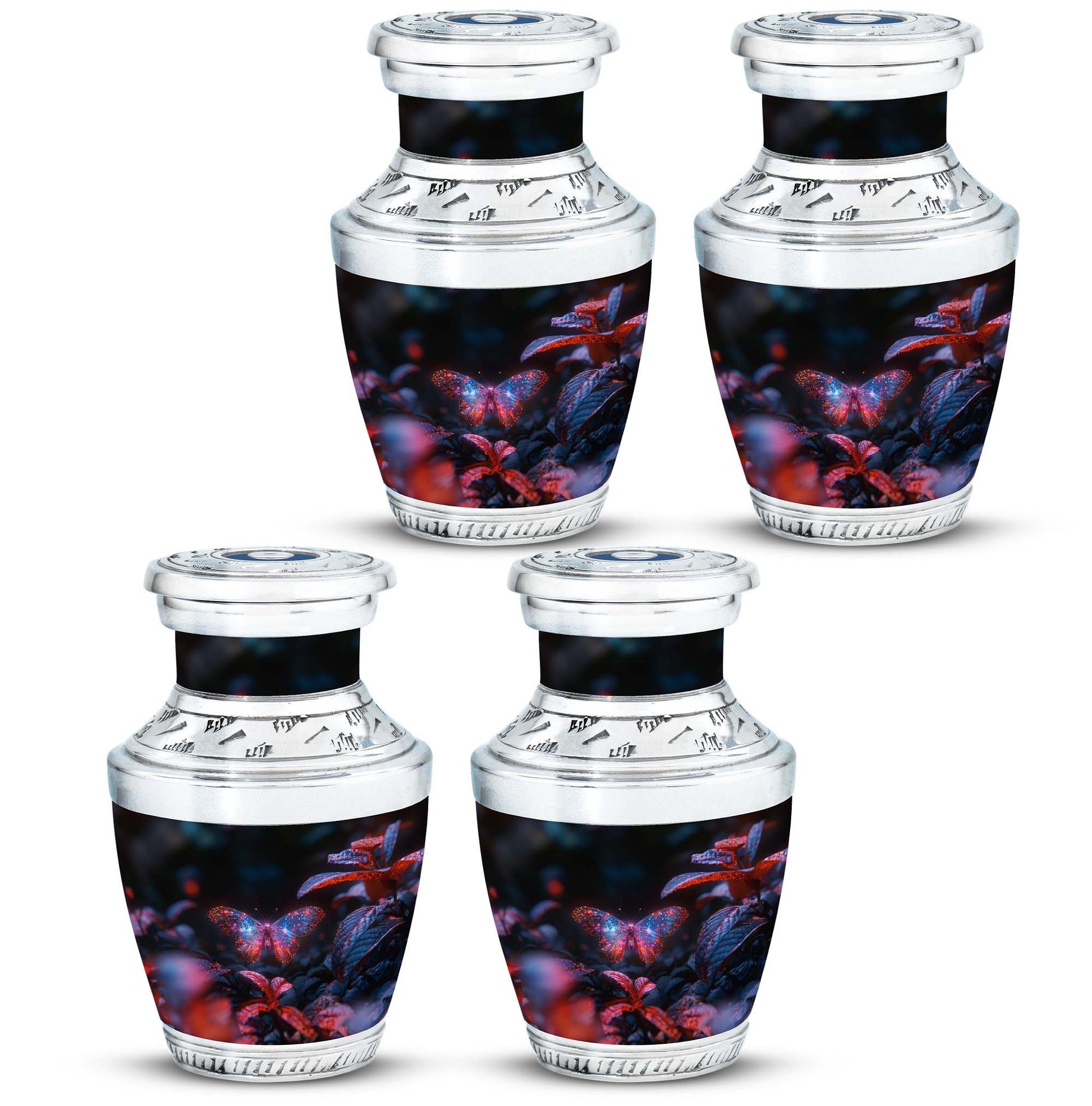 Glow Butterfly Cremation Urns For Human Ashes - Memorial Urn for Adults