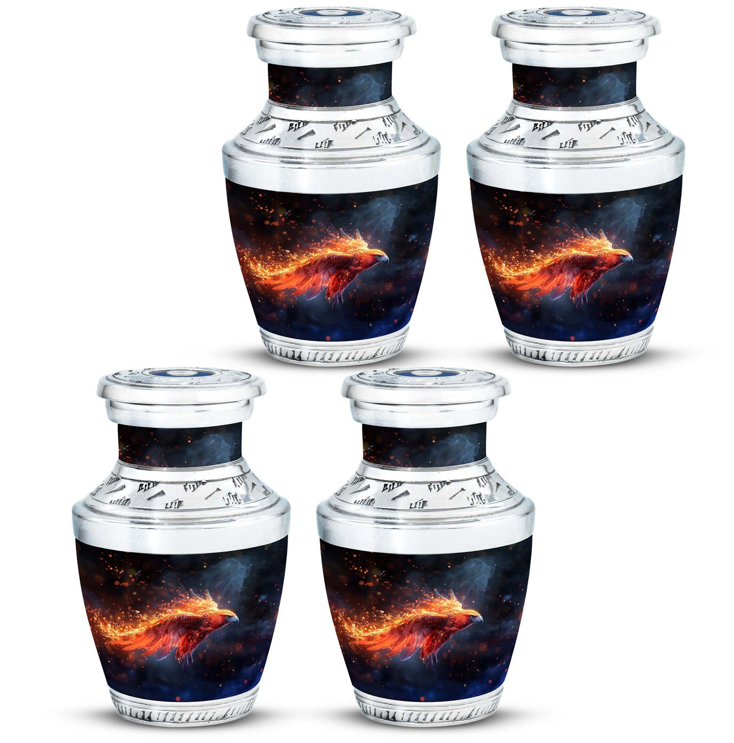 Personalized Eagle Cremation Urn for Men - 10-inch, 200 cu in - Yatskia
