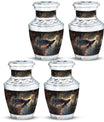 Black Raven Funeral Urn for Human Ashes - Cremations Urns For Adults