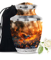 Elegant Phoenix Bird Cremation Urn - Unique Memorial Keepsake for Ashes