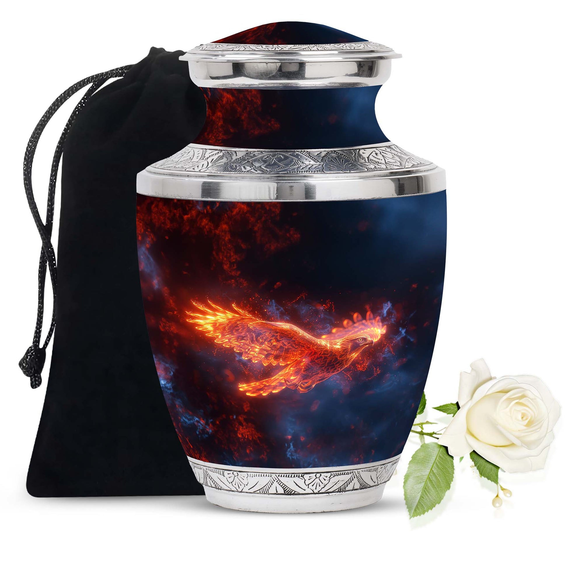 Phoenix Bird Cremation Urn for Human Ashes - Urn for Men & Women