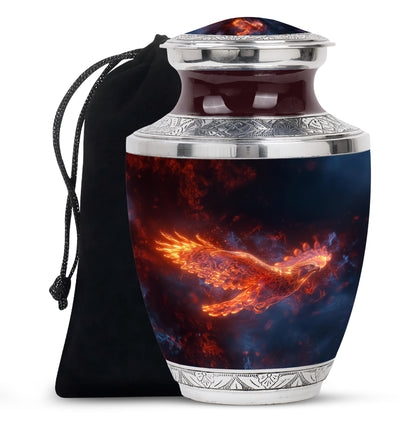 Phoenix Bird Cremation Urn for Human Ashes - Urn for Men & Women