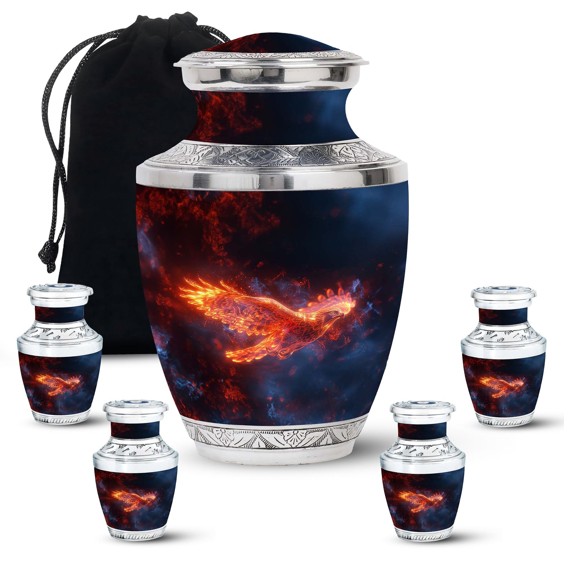 Phoenix Bird Cremation Urn for Human Ashes - Urn for Men & Women