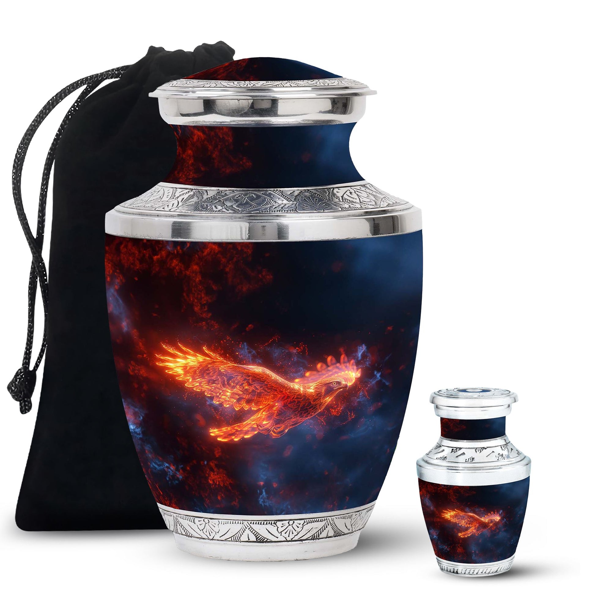 Phoenix Bird Cremation Urn for Human Ashes - Urn for Men & Women