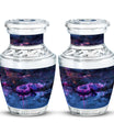 Purple Snake Cremation Urns For Human Ashes - Memorial Urn for Adults