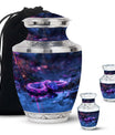 Purple Snake Cremation Urns For Human Ashes - Memorial Urn for Adults